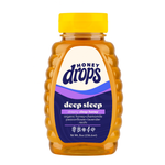 Deep Sleep Bedtime Honey by Eat Honey Drops in a jar, featuring golden honey with soothing ingredients for restful sleep.